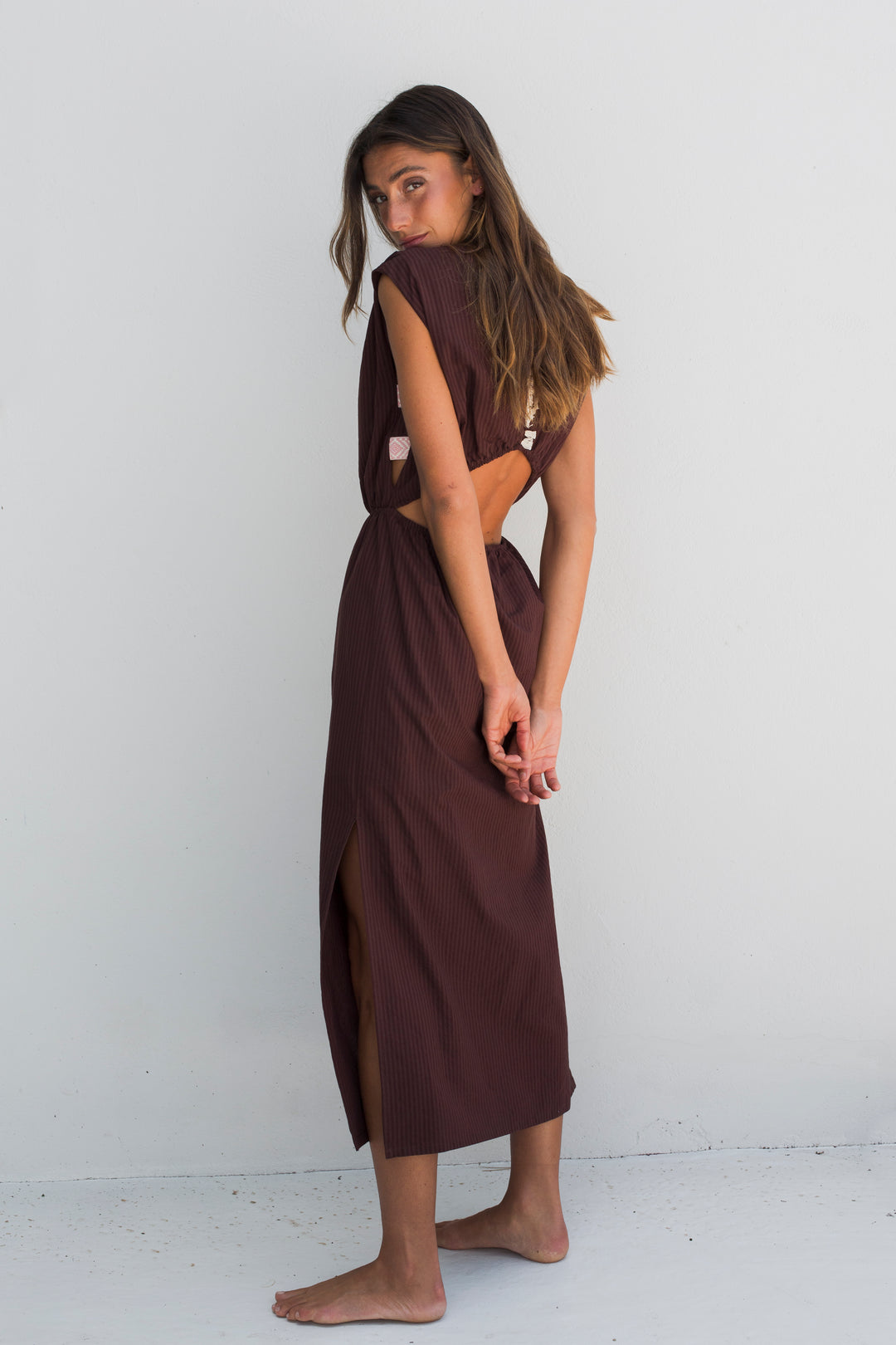 Vestido Zobo Marron