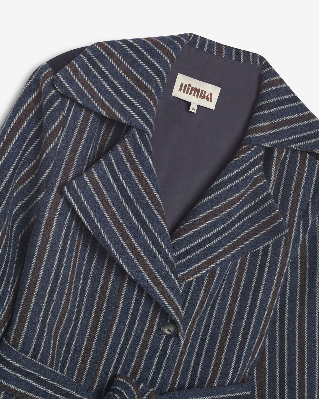 CHAQUETÓN BALLOON LANA RAYAS