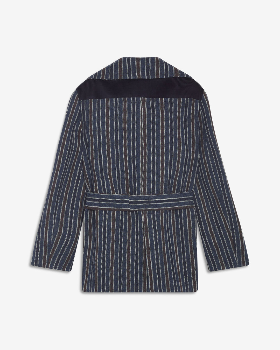 CHAQUETÓN BALLOON LANA RAYAS