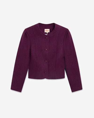 KIWANO BURGUNDY JACKET