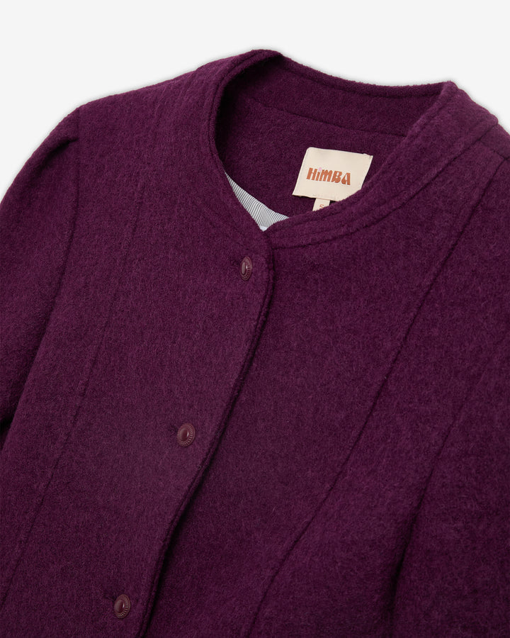 KIWANO BURGUNDY JACKET