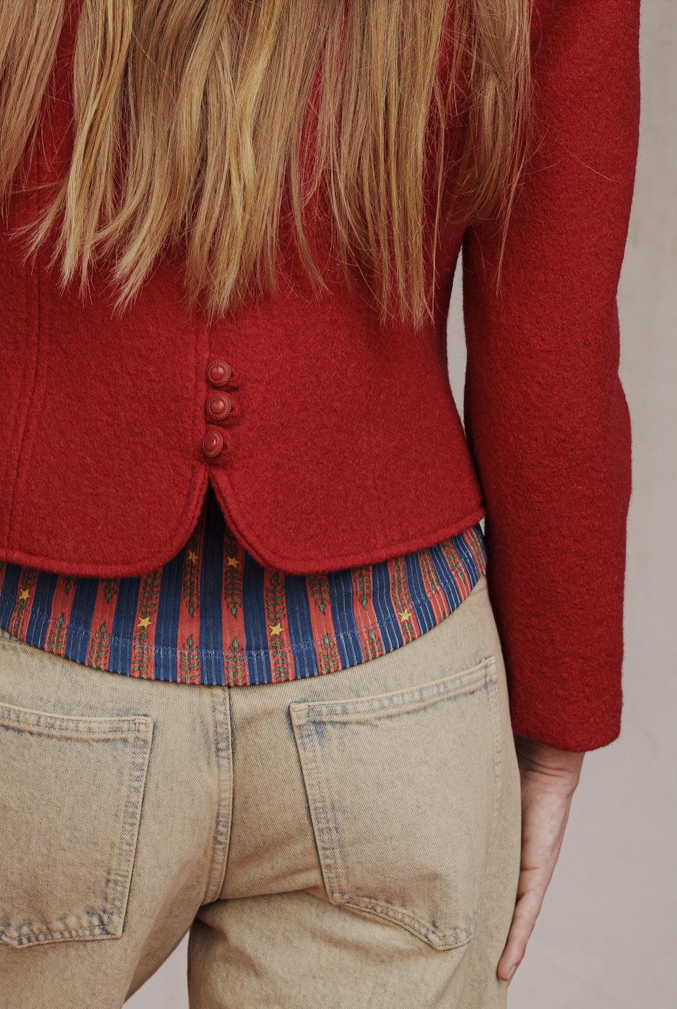 CHAQUETA CLOWN AUSTRIACA ROJA