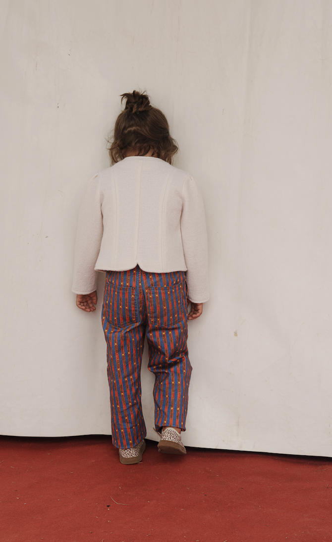 MINI CHAQUETA CLOWN CRUDO